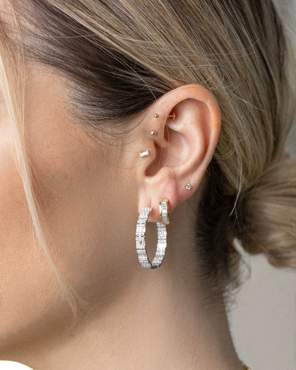 Celestia Diamond Hoops