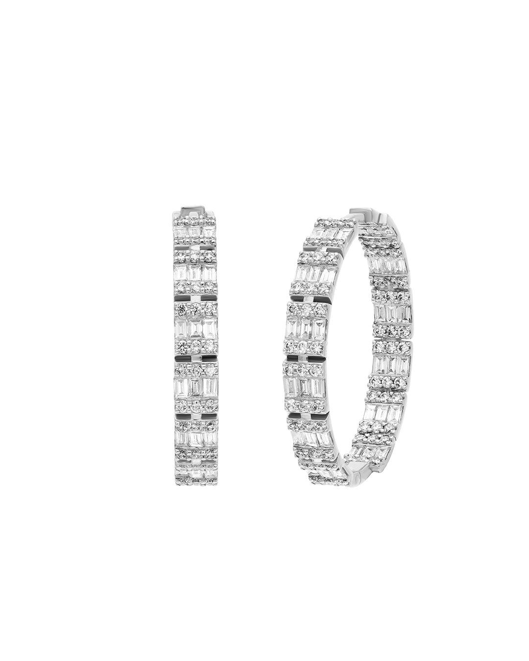 Celestia Diamond Hoops